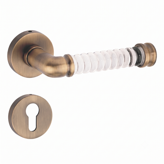 Sencia on Rose Luxury Interior Door Handle Set