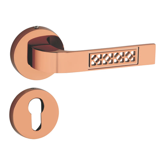 Slima on Rose Luxury Interior Door Handle Set