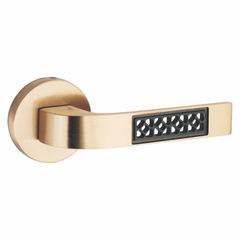 Slima on Rose Luxury Interior Door Handle Set