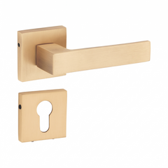 Stylus on Rose Luxury Interior Door Handle Set