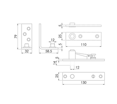Standard Thrust Bearing Pivot Set