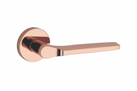 Velox on Rose Luxury Interior Door Handle Set