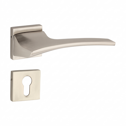 Weston on Rose Luxury Interior Door Handle Set