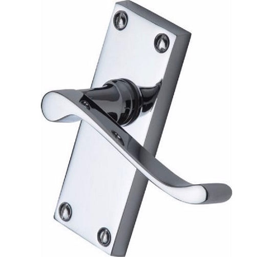 Valens Scroll Lever on Backplate Latch 118mm x 40mm (PAIR)