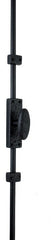 Oval Knob Espagnolette/Crémone Lock Bolt for up to 9' high Doors/Windows - Antique Black