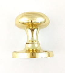 Mushroom Mortice Knob from Euro Art Hardware, available in polished brass, polished chrome, satin chrome, and satin nickel finishes. This 56mm knob combines classic design with modern functionality for a versatile, stylish door accent.