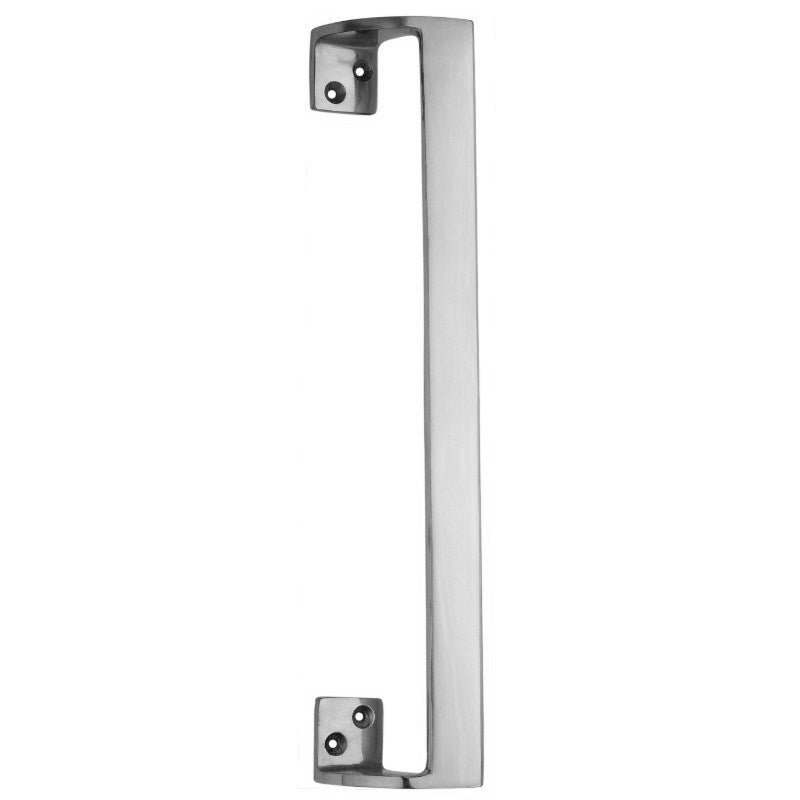 Oval Grip Solid Brass Door Pull Handle - 225mm